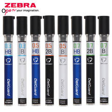 1pcs ZEBRA DelGuard Mechanical Pen Pencil Lead P-LD10 0.3/0.5/0.7mm B/2B/HB Leads Are Not Easy To Break School Office Supplies 2024 - buy cheap