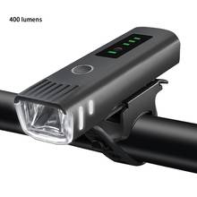 400 Lumens Bike Light Headlight Front Light Rechargeable Bike Headlight Waterproof LED Front Light For Mountain Road Bike Lamp 2024 - buy cheap