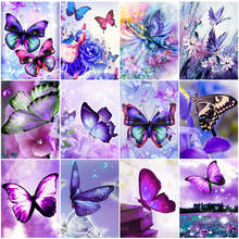 EverShine 5D Diamond Embroidery Animal Cross Stitch Diamond Mosaic Butterfly Rhinestones Art Painting New Arrival Handmade Hobby 2024 - buy cheap