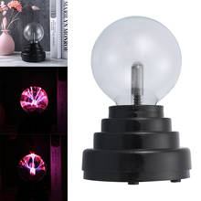 Bola de plasma mágica com luz sensível ao toque, decoração para quarto, lâmpada de esfera, presente, multi cores, iluminação interna 2024 - compre barato