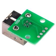 2 X Usb tipo B hembra Socket Breakout Board 2,54 Mm Pitch adaptador conector 2024 - compra barato