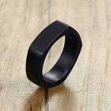 Fashion Black Color Stainless Steel Mens Rings For Boy Friendship Male Ring Jewelry Accessory Ring Mans Wholesale 2024 - buy cheap