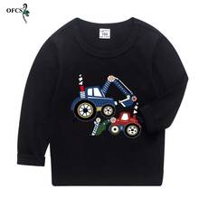 New Arrival Children's T-shirt Cotton Clothes Kids Baby Boys Long Sleeve Cartoon Girls T Shirt Candy Color Tops Tees 2-12 Years 2024 - buy cheap