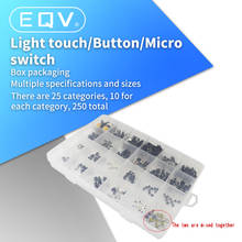 250PCS 25 Types X10 PCS Tactile Push Button Touch Switch Remote Keys Button Microswitch Hot Sale 2024 - buy cheap