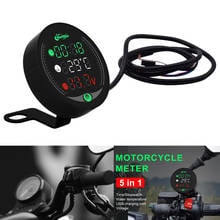 5-In-1 Motorcycle Multi-Function Meter Water Temperature Time Voltmeter For Suzuki gsf 600 650S Bandit GSXR1300 RGV250 Newest 2024 - buy cheap