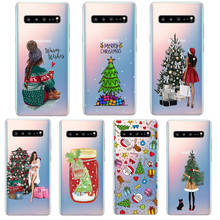 Мультяшные Чехлы Санта Клауса для samsung Galaxy Note 9 Рождественская силиконовая крышка для samsung S6 S7 Edge S8 S9 Plus S10 Lite S10 Plus 2024 - купить недорого