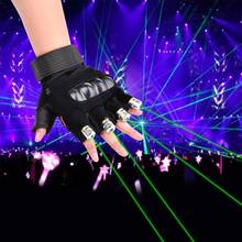 1Pc Left/Right Red/Green Lasering Glove Dancing Stage Led Gloves Laser Light Show DJ Club Prop Fingerless Gloves Cool Props 2024 - buy cheap