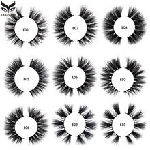 AMAOLASH False Eyelashes 3D mink lashes Cross Thick Natural long Eyelashes reusable Cruelty free Fluffy Eyelash Extension Makeup 2024 - buy cheap