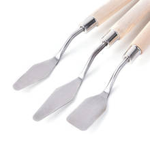 3Pcs/Set Painting Palette Knife Spatula Mixing Paint Stainless Steel Art knife Art Supplies Utility Tool Dropshipping 2024 - buy cheap