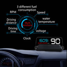 OBD2 C500 Mirror HUD car Head Up Display Digital Speedometer Projector Speedometer On-Board Computer PK GPS T900 hot sale 2024 - buy cheap