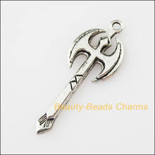 15 New Axes Charms Tibetan Silver Tone Tool Pendants 13.5x37mm 2024 - buy cheap