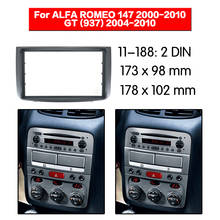 Marco de Radio de coche para ALFA ROMEO 147 GT (937), adaptador de instalación para Panel de salpicadero, marco de reproductor de DVD 2024 - compra barato