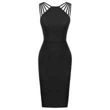 Grace Karin Women Dresses Strappy Pencil Dress Backless Back Split Hips-Wrapped Sexy Dresses Summer Solid Hollow Mini Short New 2024 - buy cheap