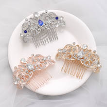 Hair Clip Crystal Rhinestone Hair Accessories For Women Bride Accessories Comb Hair Jewelry For Women Bride Wedding 2024 - buy cheap