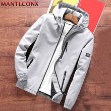 Manter lconx jaqueta masculina corta-vento com capuz, primavera outono casual, 2021 2024 - compre barato