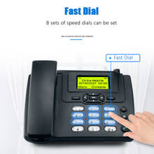 GSM SIM Wireless Phone Wall Mount Desktop telephone With FM Radio Fixed Radio fone for home and office wired landline telephone 2024 - купить недорого