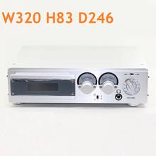 W320 H83 L246 Amplifier Case UV Meter Precision Aluminum Power Amplifier Preamp Chassis Window DAC Decoder Enclosure Headphone 2024 - buy cheap