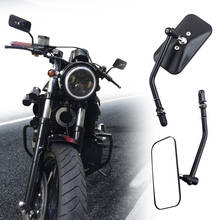 Espejos retrovisores de motocicleta para Harley, espejo retrovisor negro clásico con rosca de 8mm 2024 - compra barato