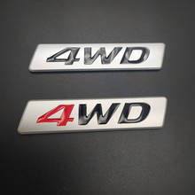 Adesivo emblema do porta-malas traseiro, adesivo 3d emblema do pára-choque do carro 4wd para hyundai ix25 ix35 tucson, 1 peça 2024 - compre barato