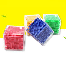 Labyrinth Rolling Ball Toys 3D Maze Magic Cube Safety Plastic Educational Toys Intelligence Developing Toy Six-sided Puzzle Game 2024 - buy cheap