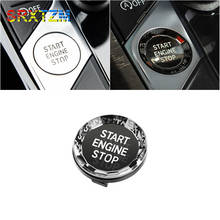 Car Start Stop Engine Switch Fit For BMW G20 2020 One Button Ignition Start Close Chrome Keyless Ignition Control Engine Switch 2024 - buy cheap