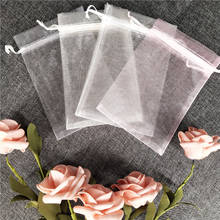 50pcs  Many sizes Drawstring Organza Bags Jewelry Packaging Bags Wedding Party Gift Pouch Christmas Birthday Gift Bags 5Z 2024 - buy cheap