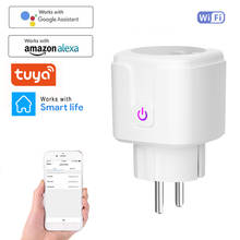 WiFi Smart Plug EU Adaptor Wireless Remote Voice Control Power Energy Monitor Outlet Timer Socket for Alexa Google Home 2024 - buy cheap