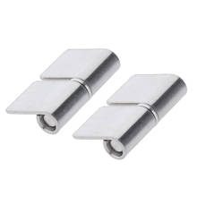 2pcs Heavy Duty Boat Weldable Gate Hinges Stainless Steel, ,2mm Leaf Thickness 2024 - buy cheap