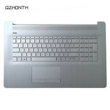Новинка для ноутбука HP 17-CA 17-BY 17BY, подставка для рук w/Touc hp ad, клавиатура с подсветкой, серебристый цвет 2024 - купить недорого