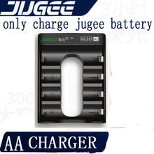3pcs  Jugee 1.5V LITHIUM Li-polymer AA  rechargeable battery smart Charger +10cs  znter 9v 600mah 2024 - buy cheap