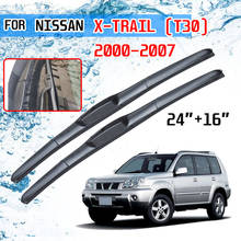 Escobillas para limpiaparabrisas delantero de coche, accesorios para Nissan x-trail T30 2000 2001 2002 2003 2004 2005 2006 2007, U J 2024 - compra barato