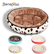 Benepaw Fashion Warm Soft Bed For Dogs Quality Autumn Winter Puppy Bed Cushion Small Meidum Pet House For Cats 5 Patterns 2024 - buy cheap