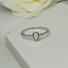 Простое тонкое кольцо с фианитом, минималистичное кольцо с одной каплей и круглым фианитом из 100% настоящего серебра 925 пробы, полный размер 5 6 7 8 9 2024 - купить недорого