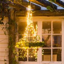 Solar Copper Led String Lights Outdoor  200 Leds Waterfall Fairy Icicle Lamp Vines Branch Garden Xmas Tree Decor Light 2024 - buy cheap