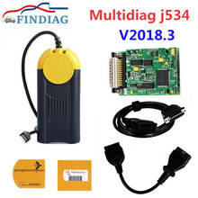 Nova ferramenta de diagnóstico multidiag accees j2534 v2018.3, scanner para multidiagnóstico, interface obd2, j2534 2018.3 2024 - compre barato