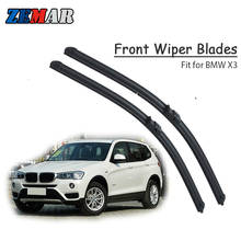ZEMAR Windscreen Front Wiper Blades for BMW X3 E83 F25 G01 F97 Fit Hook/Side Pin/Special Push Button Arms 03-16 2017 2018- 2020 2024 - buy cheap