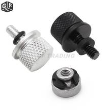 Motorcycle 6mm Aluminum Seat Bolt Tab Screw Nuts Universal for Harley Sportster XL 883 1200 Dyna Softail Touring Hardware Parts 2024 - buy cheap