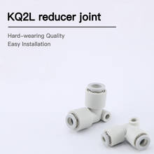 KJL04-06 de codo SMC, KQ2L08-10-12-00 de ángulo recto, igual diámetro, reductor, articulación traqueal neumática PV 2024 - compra barato