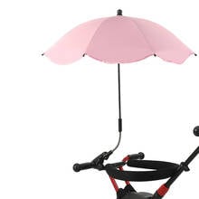Guarda-chuva para carrinho de bebê, guarda-chuva anti-uv ajustável para cobertura de sol, suporte para esticar, acessórios para cadeira de bebê 2024 - compre barato