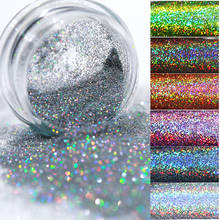 1Pc iridescent Nail Powder Glitter Sliver Series Nail Sequins Pigments Nail Art Flakes Decoration DIY Polish Tools 2024 - buy cheap