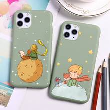 Cartoon The Little Prince The earth space Phone Case for iPhone 12 mini 11 Pro Max X XR XS 8 7 6s Plus Candy green Cases 2024 - buy cheap