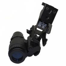 Suporte de capacete tacticalt pvs18 nvg modelo + embutido de metal 2024 - compre barato