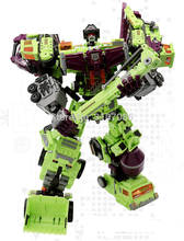 NBK трансформация 6в1 Разрушитель зеленый GT KO деформационный набор экшн-робот игрушка 2024 - купить недорого