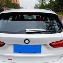 KIQI ABS Chrome Rear Windshield Window Windscreen Rain Wiper Frame Cover Trim for BMW X1 F48 2016 - 2020 Accessories 2Pcs/Set 2024 - buy cheap