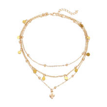 Modyle Gold color Choker Necklace for women Short crystal stars Pendant Chain Necklaces & Pendants Laces velvet chokers Fashion 2024 - buy cheap