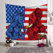 Tapiz de bandera nacional para colgar en la pared, manta grande de elefante, decoración de tela, Alfombra de Yoga, Mural de playa, 150x130cm 2024 - compra barato