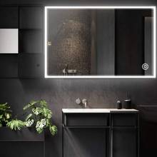 Iluminación LED para espejo de baño, Interruptor táctil sin niebla, luz blanca fría para el hogar, dormitorio, baño, invierno, 80x60cm 2024 - compra barato