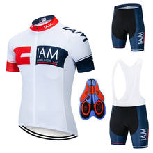 Roupa para ciclismo pro am, respirável, secagem rápida, roupas para andar de bicicleta, camisa para ciclismo, camiseta e shorts bib 2024 - compre barato