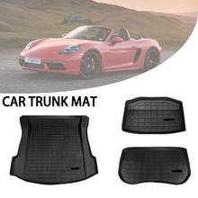 Car Rear Trunk Storage Mat Cargo Tray Trunk Waterproof Heat Resistant Protective Pads Mat Compatible For Tesla Model 3 2024 - buy cheap