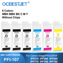 PFI-107 PFI107 Refillable Ink Cartridge Without Chips PFI 107 For Canon iPF670 iPF680 iPF685 iPF770 iPF780 iPF785 Printer 260ML 2024 - buy cheap